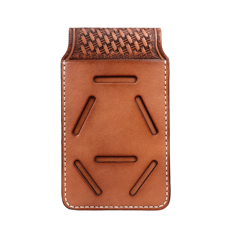 TOURBON Cuero Teléfono Celular Funda Cinturón Teléfono Inteligente Cartera para Regalo Foto 4 de 4