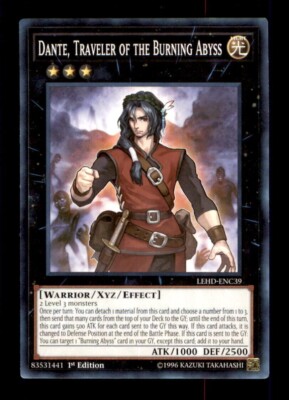 ( DANTE, TRAVELLER OF THE BURNING ABYSS ) Common - LEHD-ENC39 1st NM - Yu-Gi-Oh