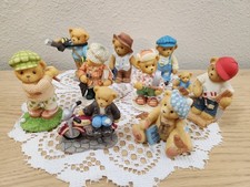 Cherished Teddies 9 Piece Lot - I Love Dad  Boy Bear Themes - No Boxes