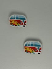 Lisa Frank Colorful Funny Groovy For Crocs Shoe Charms 2 Pc