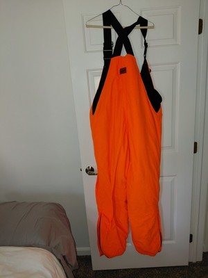 Woolwich insulated bib overalls Hunting Work Snow Winter coveralls Bright Orange
