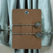 NEW Paisley Design Bobby-pin Set