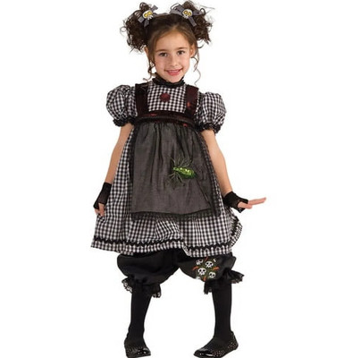 Gothic Rag Doll Child Girl Costume Small 3-4 yrs