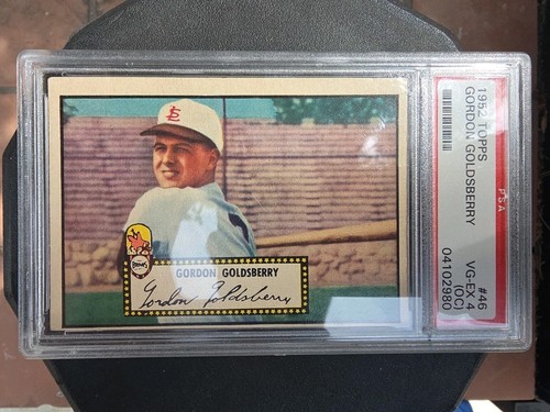 1952 Topps Gordon Goldsberry #46 PSA 4 (OC) VG-EX - St. Louis Browns Black Back