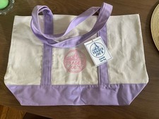  1 NEW LARGE Lavender Trader Joe  s   Canvas Tote Bag Spring 2026
