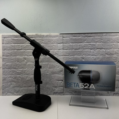 Shure BETA 52A Supercardioid Dynamic Kick Drum Microphone Gator Short Stand NEW