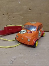 POCHER  FIAT 500 Filoguidata  ABARTH RALLY PLASTIC - VERY RARE - RED 1:13 ? 