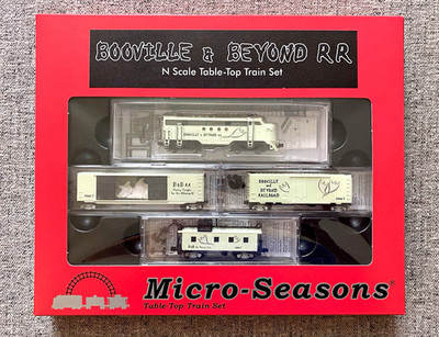 N Scale Micro-Trains Line Micro-Seasons Booville & Beyond RR Set 993 21 040 