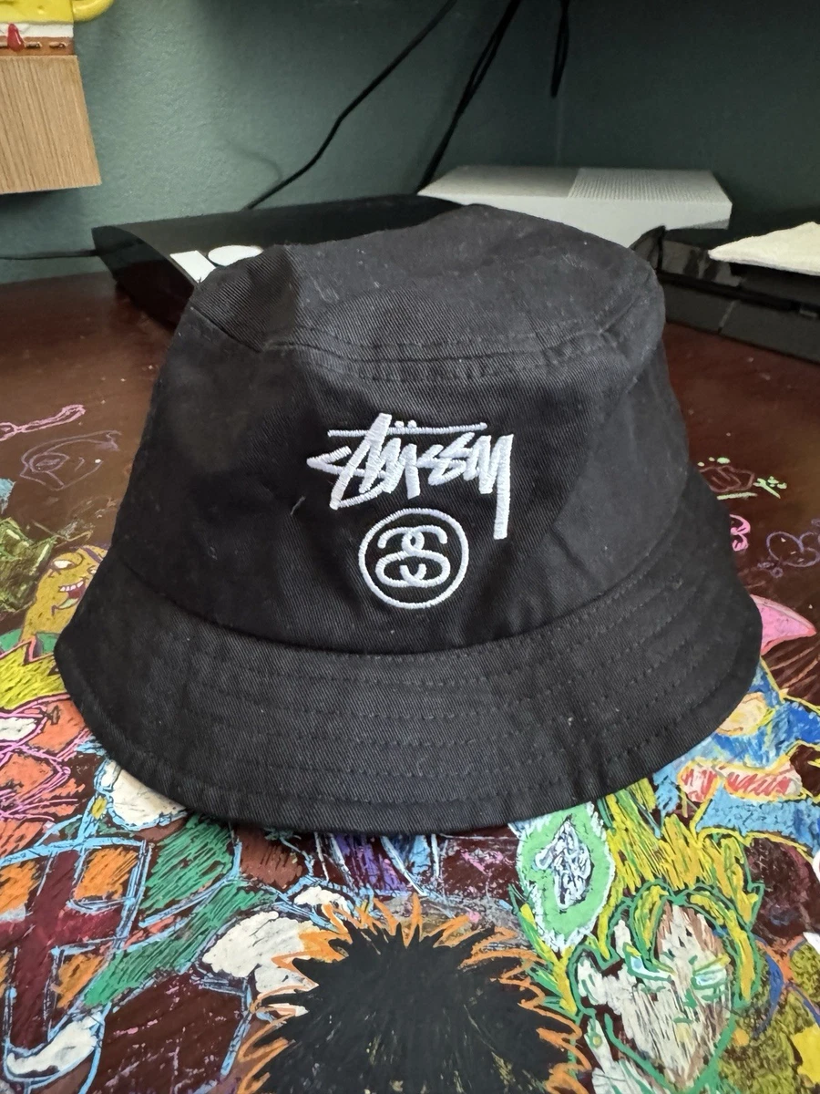 Stussy Black Hats for Men for sale | eBay