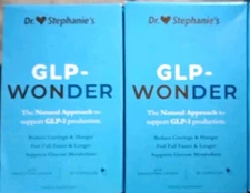 2 DR. STEPHANIE'S GPL-1 WONDER REDUCE CRAVINGS & HUNGER SUPPLEMENT 30 X2 60 CAPS
