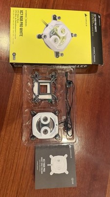 Corsair XC7 RGB PRO White CPU Water Block Hydro X Serious / iCUE