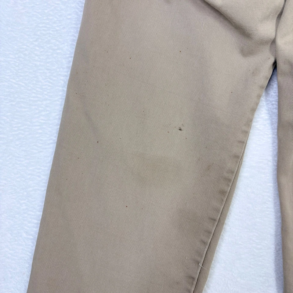 Pantalones de trabajo Dickies FR caqui resistentes al fuego para hombre 34x32 USADOS algodón mezcla de nailon Foto 4 de 4