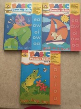 Evan-Moor Basic Phonics Skills Levels B, C  D