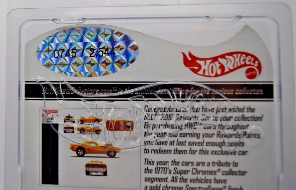 Hot Wheels RLC Super Chromes Rewards Series Rodge Dodger #0745/2544 Low ## - Image 3 of 3