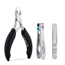 Toenail Clippers Set, Nail Clippers for Thick Hard Nails, Professional Podiat...