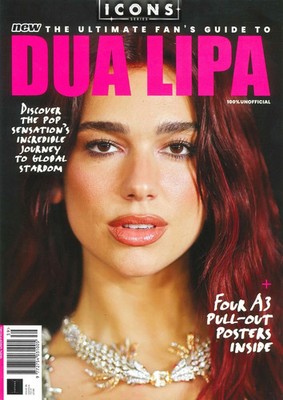 Dua Lipa Magazin: Ikone Serie, Ultimate Fan's Guide , Pull-Out Poster, 2024