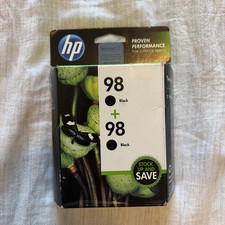 HP 98 Black Ink Cartridge Double Box exp Jan 2015