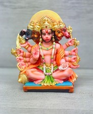 Panchmukhi Hanuman Idol 14cm, Mandir Decor , Hindu God Murti, Panchmukhi Hanuman