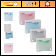 "Pack of 4 Index Card Cases, 3"x5" Durable Storage for Notes Organizing"