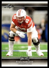 2017 Leaf Draft Gold Ryan Ramczyk Rookie New Orleans Saints #50