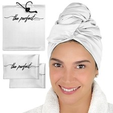 Microfiber Hair Plopping Towel Set   Super Absorbent Anti-Frizz Hair Drying W...