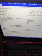 Slightly used MSI GE63 Raider RGB 9SE 16Gb ram Intel i7 9th Gen AS Is Repair