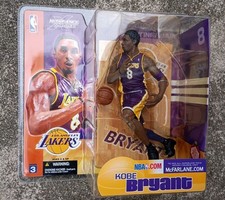 NBA KOBE BRYANT Mcfarlane Ser 3 Purple Jersey LA Lakers Excellent Condition Cool