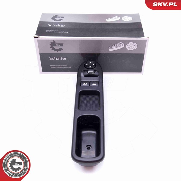 Esen SKV Schalter Fensterheber 37SKV104 FüR Peugeot 207 SW 16V Bifuel Hdi LPG C3-image