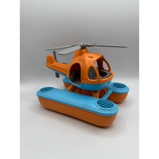 Green Toys Seacopter Orange Blue Recycled Plastic Bath Toy Made in USA