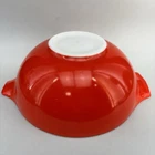 MINT Pyrex Red Friendship Cinderella 4 Quart Mixing Bowl #444 Orange USA MCM