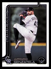 2025 Topps Update #US154 Antonio Senzatela Colorado Rockies Baseball Card