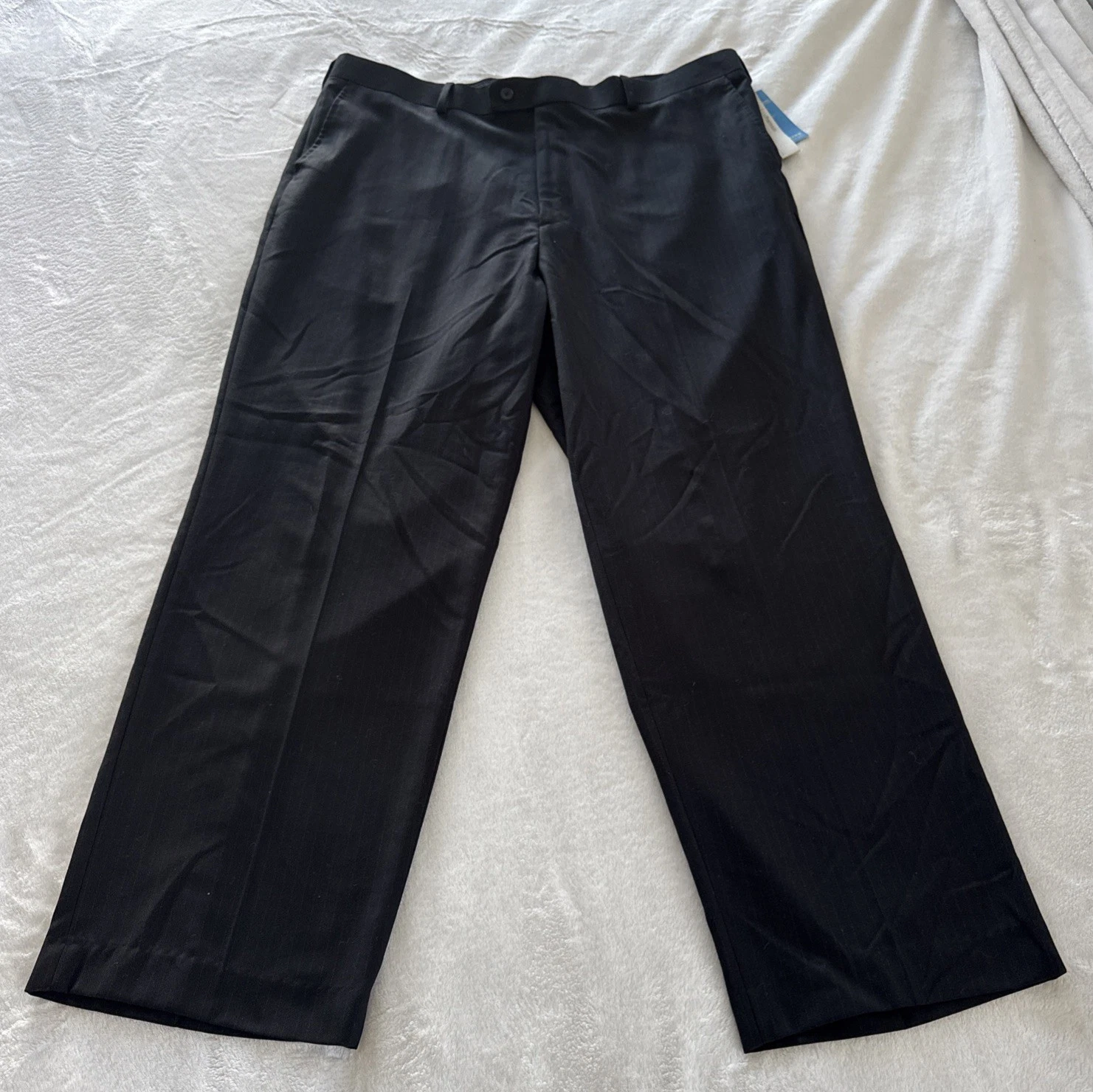 Perry Ellis Portfolio Black Dress Pants Men’s 40x30 Luxury-Performance MSRP $65