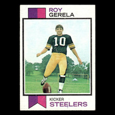 Roy Gerela #40 1973 Topps Pittsburgh Steelers Football Card NFL EX