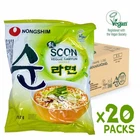 Nongshim Soon Veggie Ramyun Noodle Ramen 112g (20 Packs)