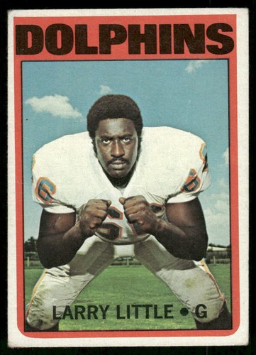 Larry Little #240 1972 Topps card
