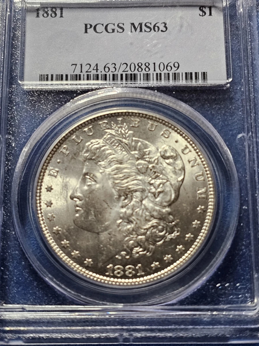 MS 63 Graded 1881 Year Morgan US Dollars (1878-1921) for sale | eBay