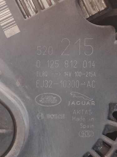 ALTERNATORE LAND ROVER Range Rover Evoque 1° Serie 0125812014 Diesel 2.2 (11>) - Picture 4 of 4