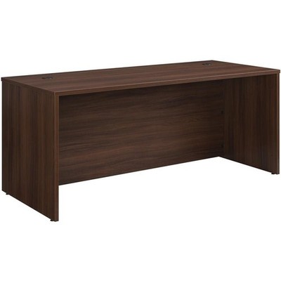 Sauder Affirm Engineered Wood 72'' x 30'' Computer Desk Shell  in Noble Elm/Brown