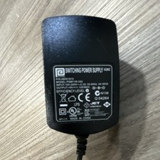 Switching 9V AC/DC Adapter 5ft Black 2-Prong ...