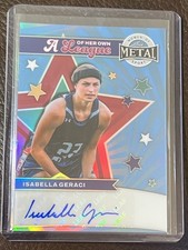 ISABELLA GERACI AUTO 2025 LEAF METAL WOMEN OF SPORT BLUE 2/8  LEAGUE OF OWN 🔥🔥