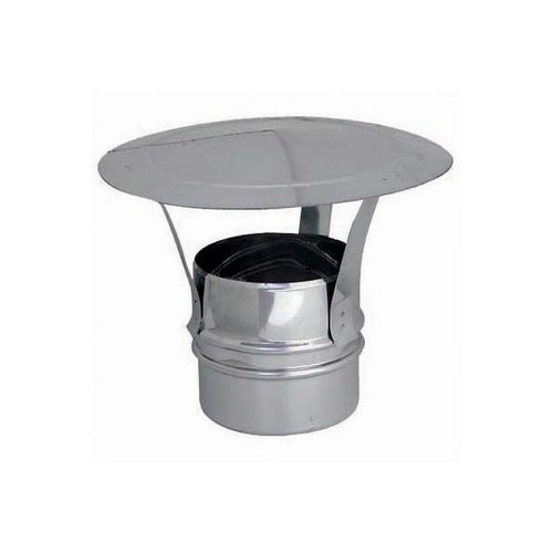 CAPPELLO CINESE ACCIAO INOX PER CANNA FUMARIA - Foto 3 di 6
