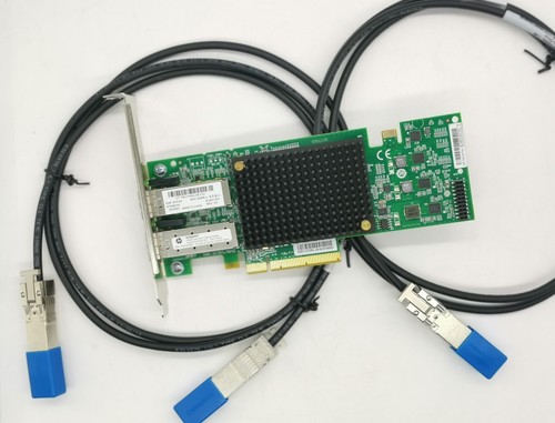 HP NC552SFP 10Gb 2-port Ethernet Server Adapter 614506-001 with 2PCS SFP+ Cable - Picture 3 of 10