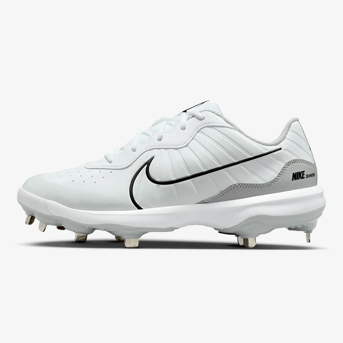 ナイキ 野球 スパイク Alpha Huarache Varsity 4 MLB Nike Alpha Huarache Varsity 4 Metal Baseball Cleats White DJ6516