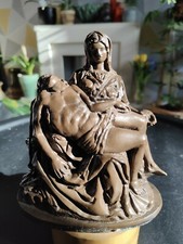 La Pieta By Michelangelo Madonna With Jesus - Approx 5.5 X 5.5 inches FREE POST