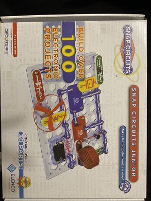 Snap Circuits Jr Build Over SC-100 Electronics Exploration Kit STEM Projects NIB