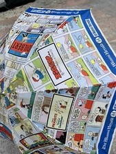 The Miami Herald Vintage Spring loaded Cartoon Umbrella Including Garfield RARE