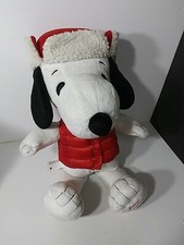 Snoopy Macys Parade Exclusive 2015 Plush with Puffer Vest 18 In. Preowned