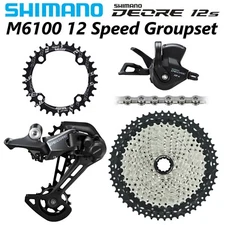 SHIMANO DEORE SL+RD M6100 12Speed Groupset Sunshine Cassette 11-50/52T KMC Chain