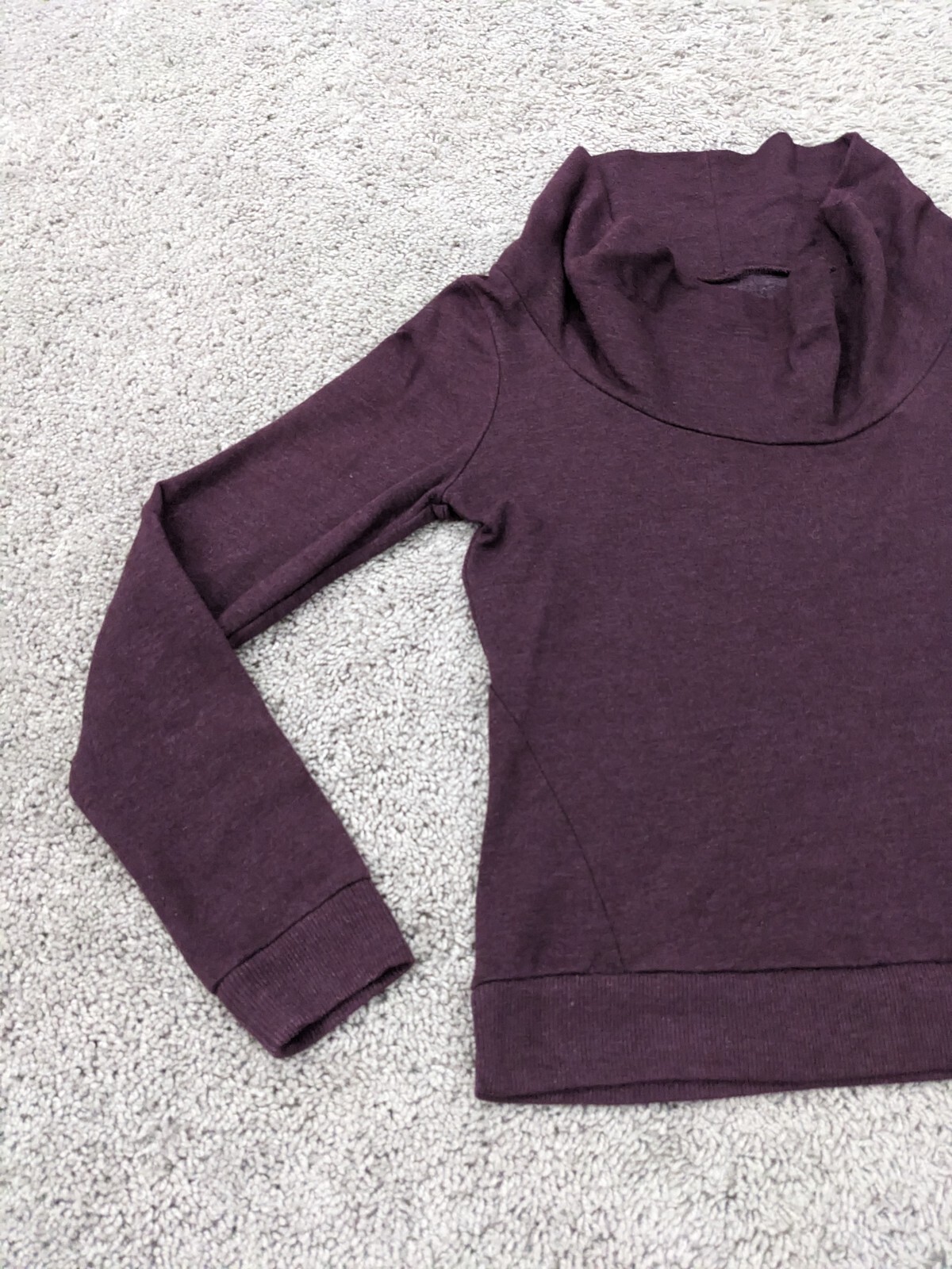 Converse One Star Sweater Womens Small Cowl Neck Long Sleeve