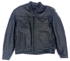 Harley Davidson Vintage Leather Jacket Touring Competition II Armor Gaitor XL